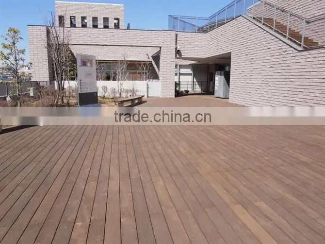 heat-treated wood carbonized decking