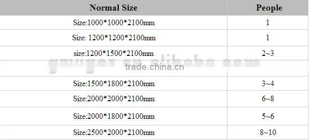 2014 New Product Cheapest Ceramic Far infrared Sauna heater Prefabricated full spectrum infrared Sauna Room with Chairs outsid