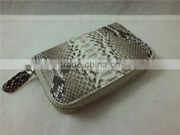 Genuine Leather Key Wallet Pocket Key Case Hot Selling Key Holder Snake Skin Credit Card Wallet