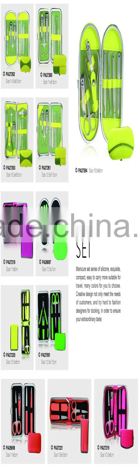 Substantialmanicure and pedicure set EVA girls nail file