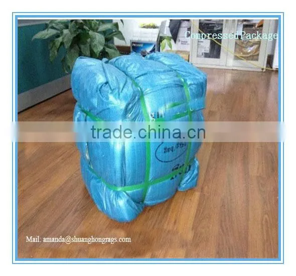 Denim fabric cotton rags with used material