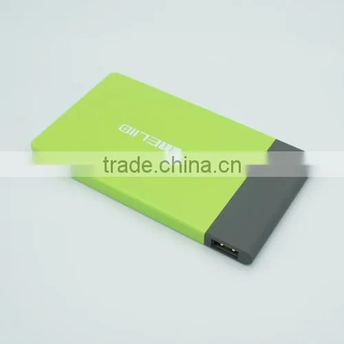 credit card size power bank 4600mah power bank charger
