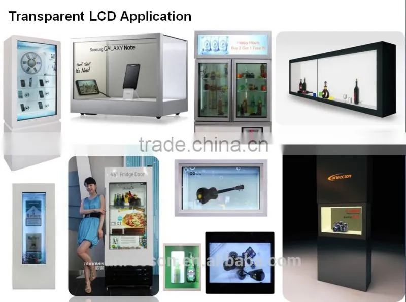 Hot-selling Advertising Transparent lcd Screen Monitor for Product Showing 22",46"
