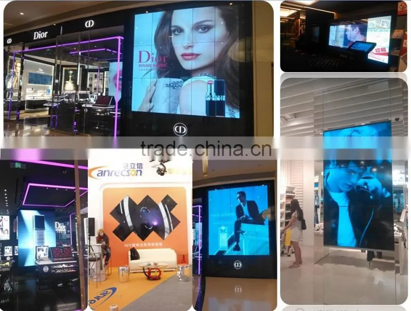55" 500 nits Samsung DID LCD video wall with super narrow bezel 5.3mm