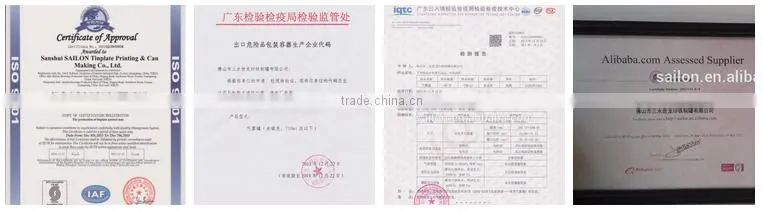 2016 Different Sizes Butane Gas Tin Can From Sailon China