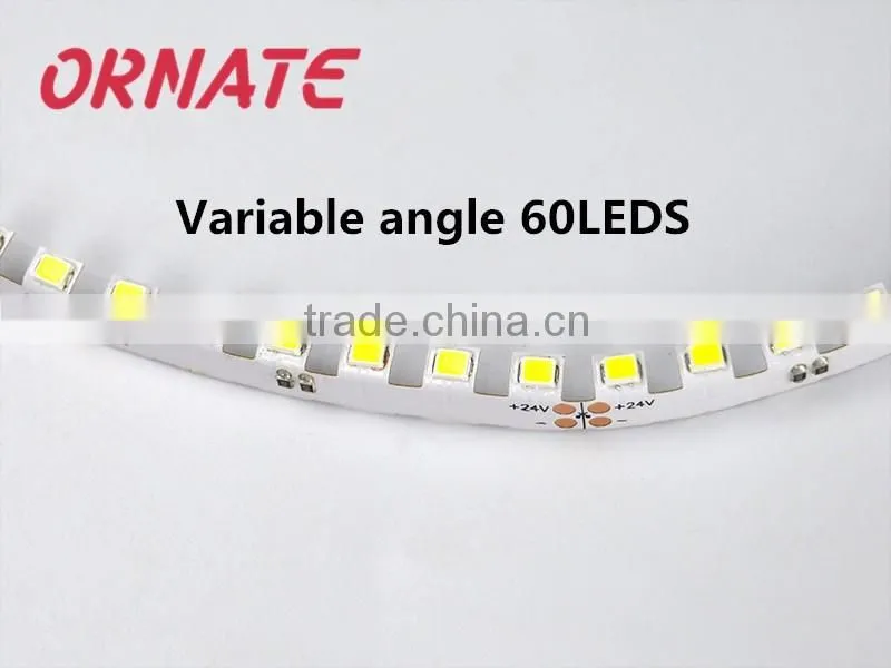 S shape foldable strip led ,bendable LED strip lights,2835 angle adjustable led strip