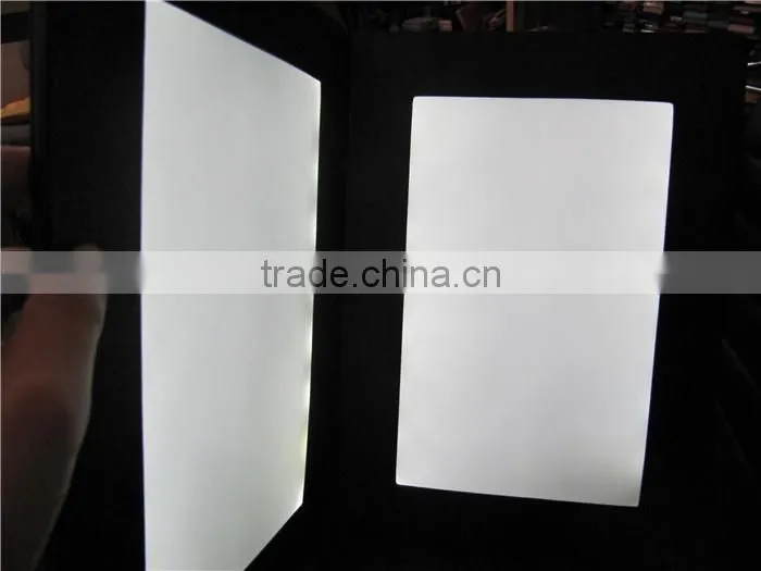 restaurant Leather A4 Led food menu cover