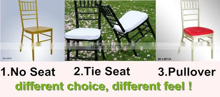 Wholesale white Wedding resin upholstered chiavari chair Napoleon chair