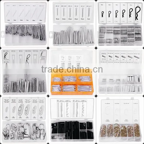 237pc Assorted Plastic Blind Rivet With Rivet Gun Tool Kit