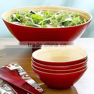 bamboo serving bowl