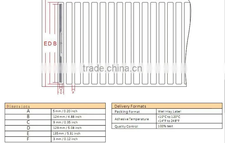 Passive UHF cheap rfid library management tag Smart Design UHF RFID Printable Label Sticker