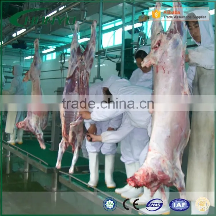 HALAL Automatic Sheep Conveying System Slaughtering Machine Of Sheep abattoir equipment