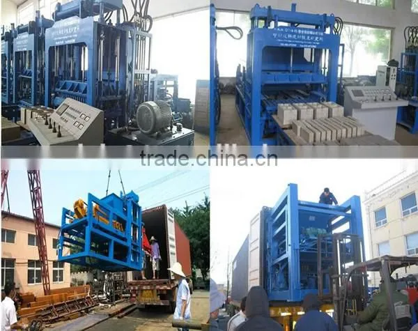 Cement Block Machine QTJ4-26 Fully Automatic Concrete Hollow Brick Making Machine