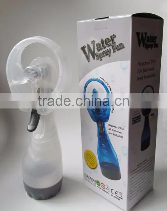 Cool Deluxe Misting Fan, Transparent Purple