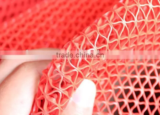 2016 New rolled plastic pvc vinyl zig zag mat flooring