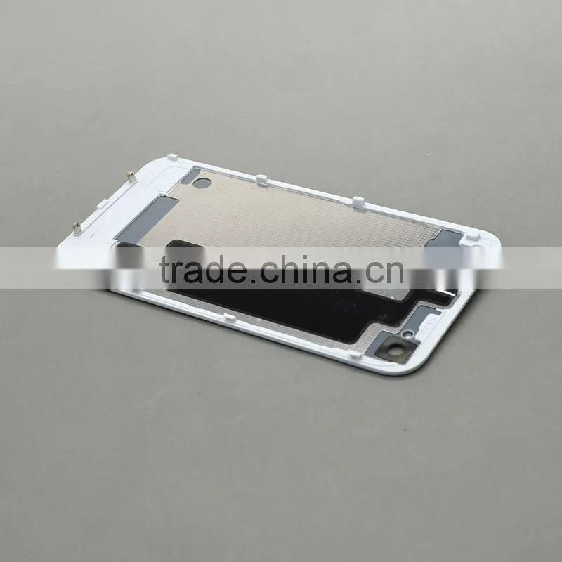 Tempered glass Back cover for iphone 4s replacement back cover housing White