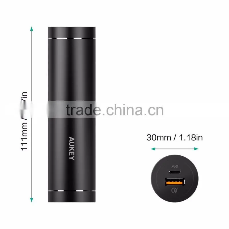High Capacity AUKEY 5000mAh Quick Charge 3.0 Power Bank