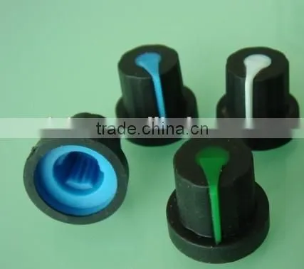 DAIER potentiometer 6mm black rubber knob