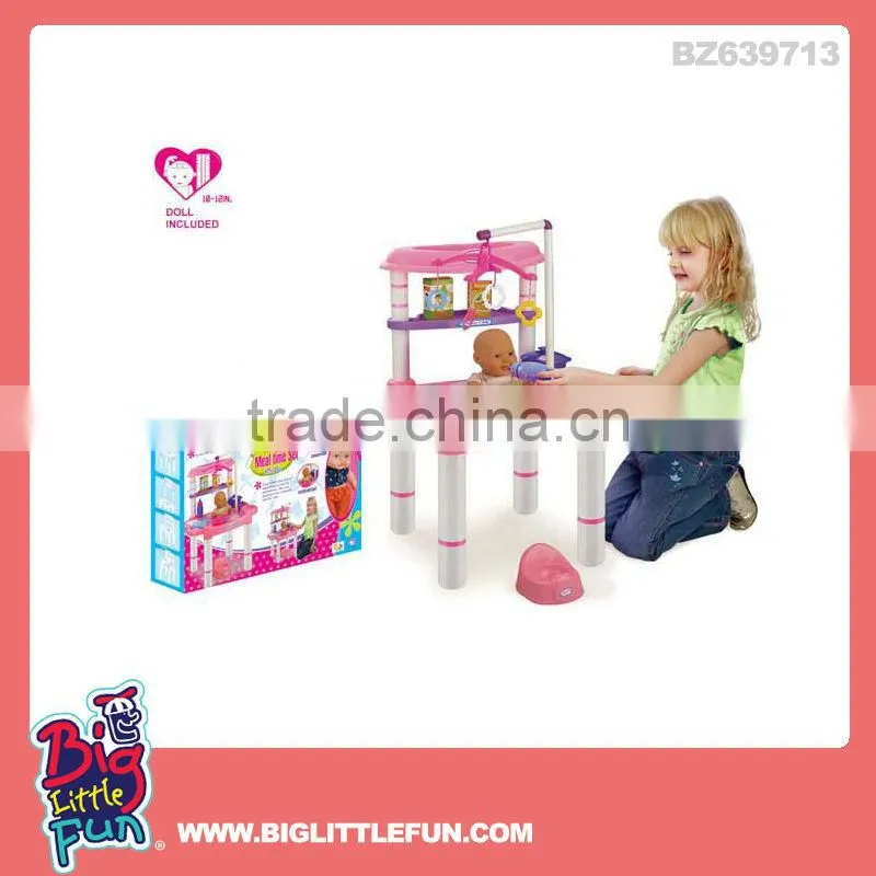 Pretend play set baby shower doll game toy