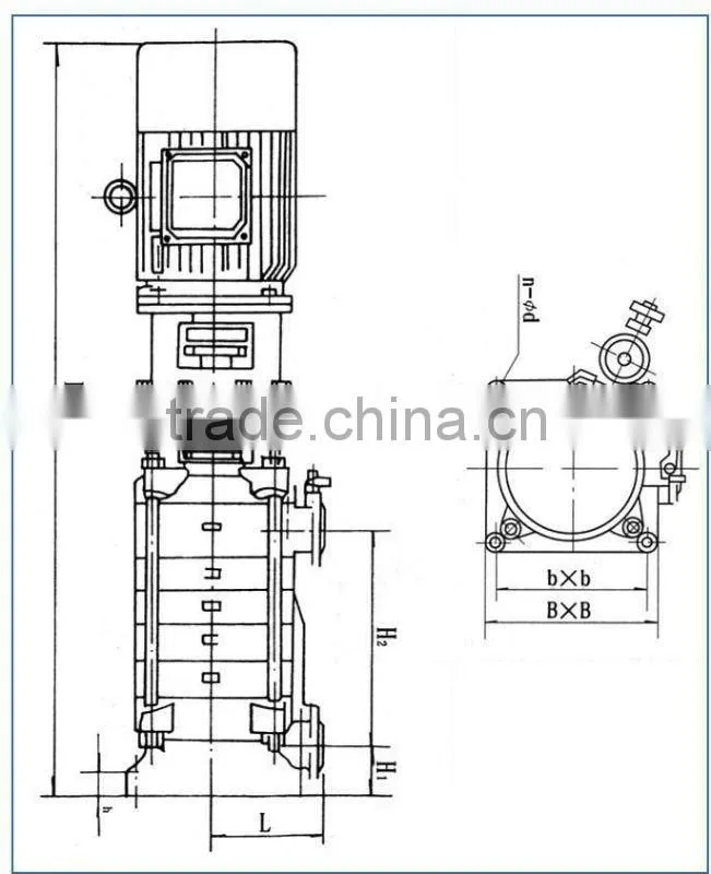 Stainless Steel Multistage Vertical High Pressure Pump