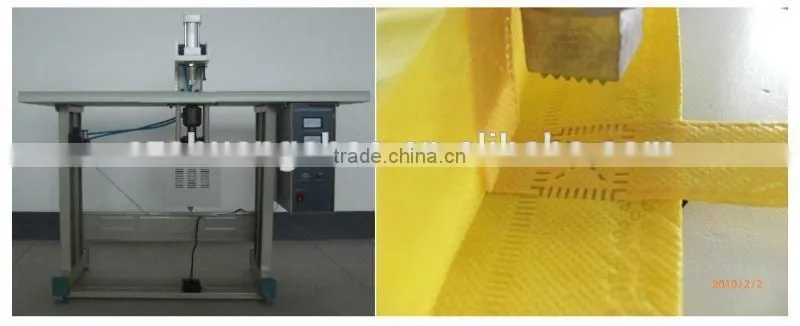 Ultrasonic Manual nonwoven bag making machine