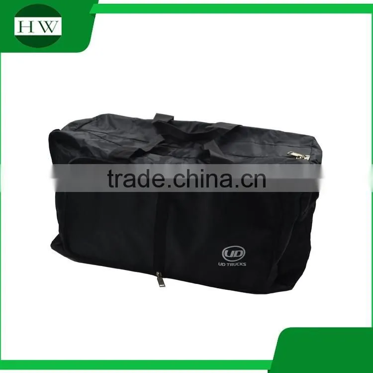 The customized shape portable and folding nylon outdoor sport travel bag