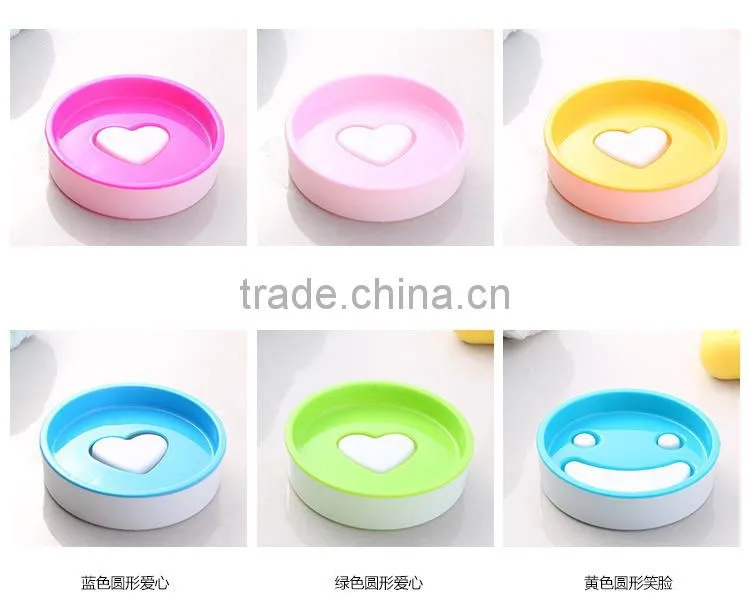 N172 High quality plastic heart shaped Soap Box