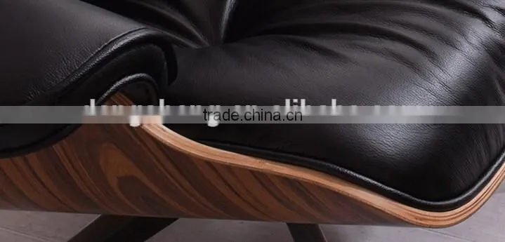 replica lounge chair with bentwood/rosewood/walnut wood