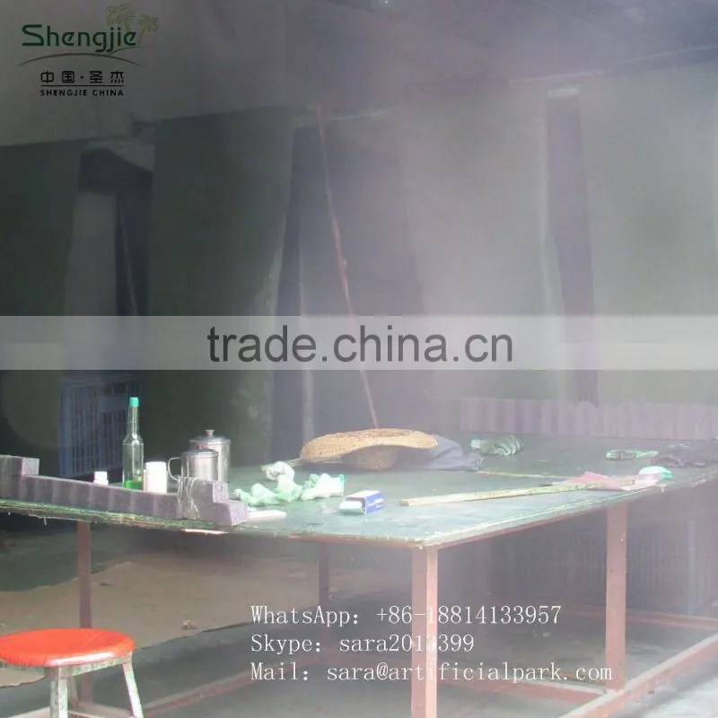SJ7001027 Preserved outdoor plam tree leaf with UV protection