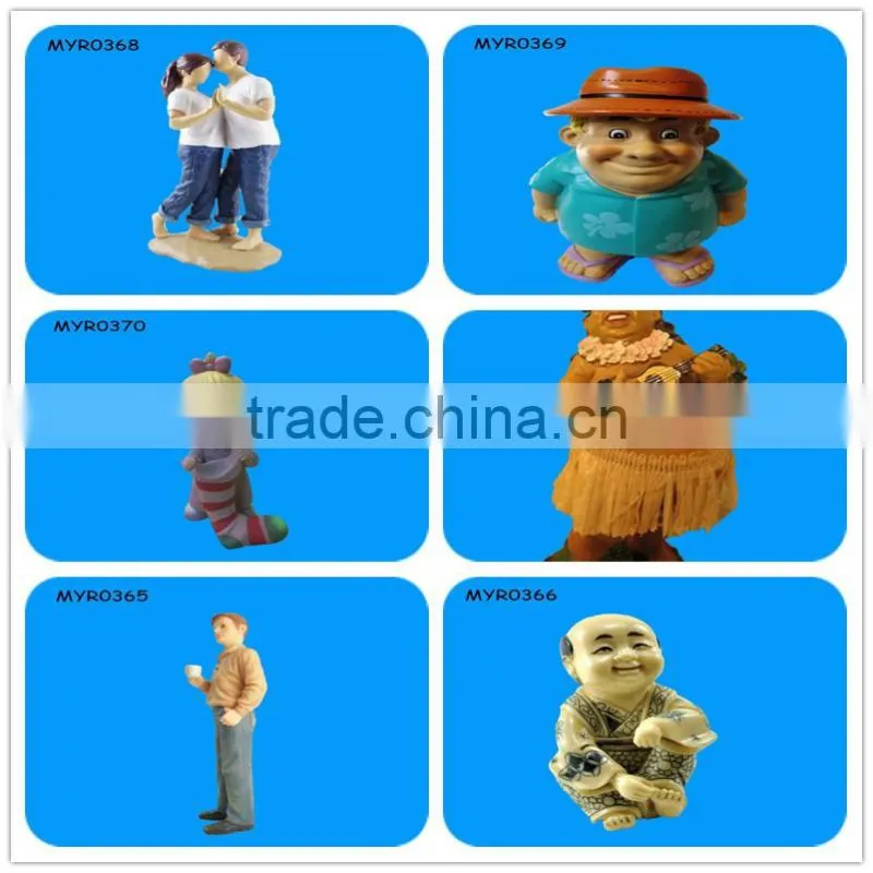 Funny Beach Man Resin Statue