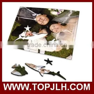Topjlh 2017 Hot Blanks DIY wood Sublimation MDF Puzzle