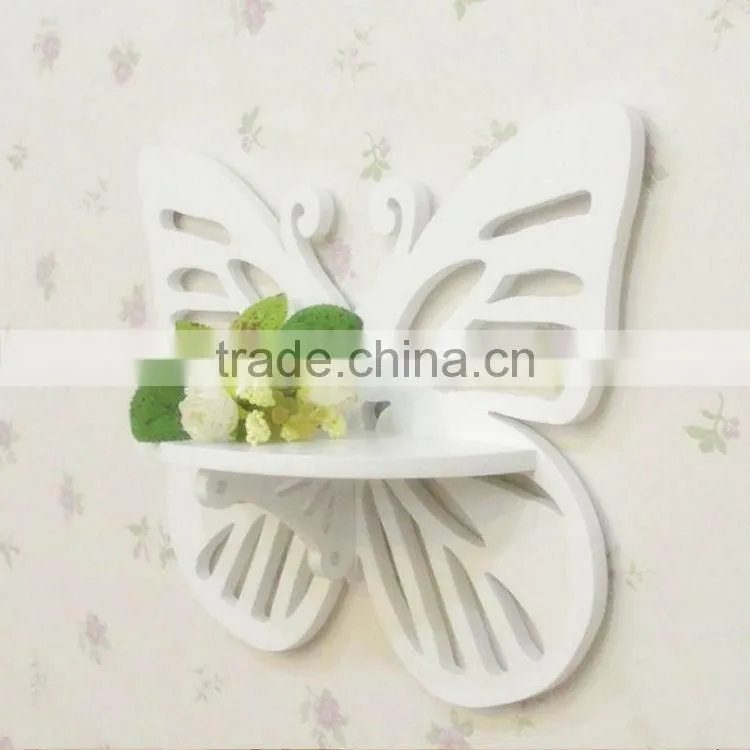 2015 custom mini high-grade wooden wall shelf lovely
