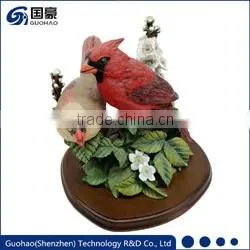 Custom resin artifical quail birds accessories
