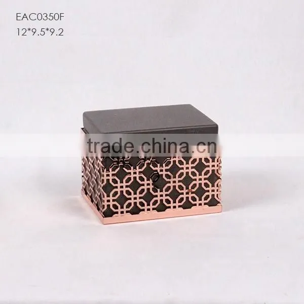 Bathroom fitting concrete / copper bathroom accessory set