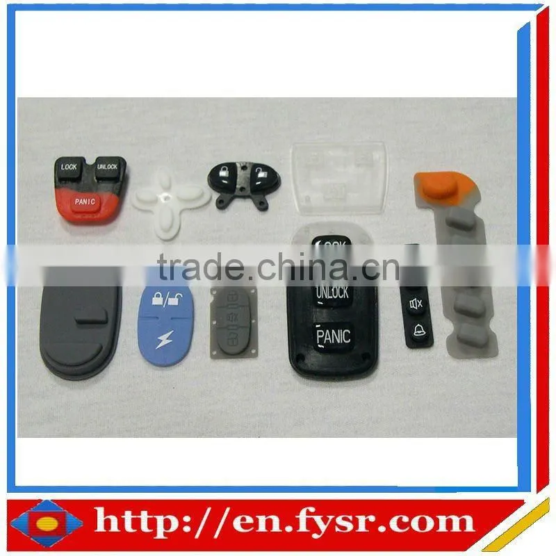 High quality membrane silicone rubber press keypad with carbon pills