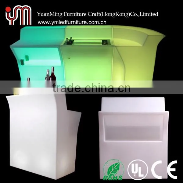 Remote Control RGB Led Plastic Bar Counter