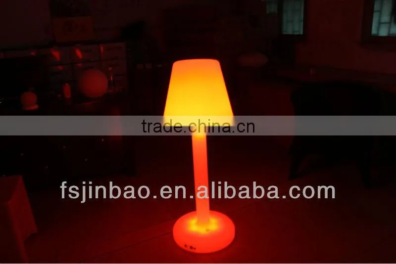 Magic colorful plastic rechargeable led outdoor floor light