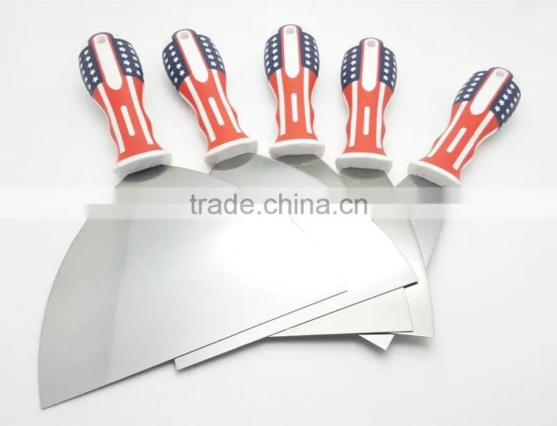 Newest design American flag handle Carbon steel blade putty knife