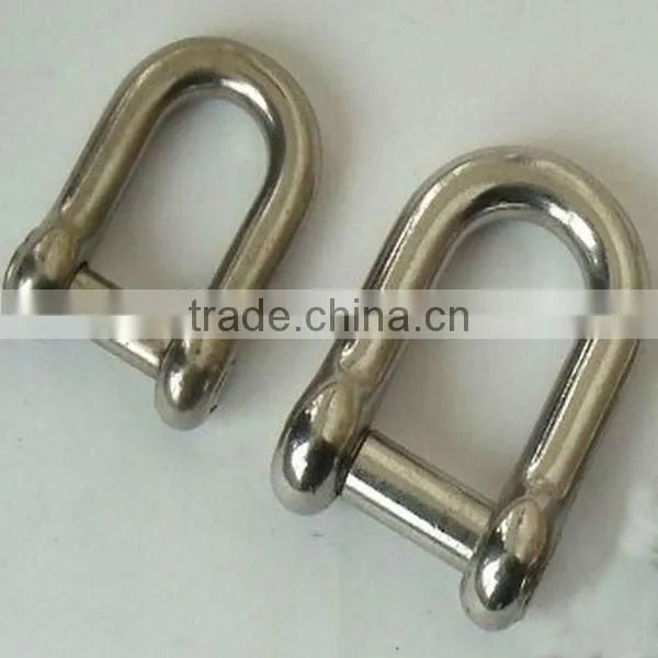 Hot dip galvanized drop forged anchor shackle