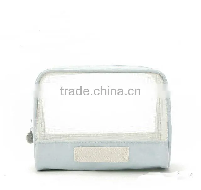 Zipper PVC Cosmetic Bag for Lady