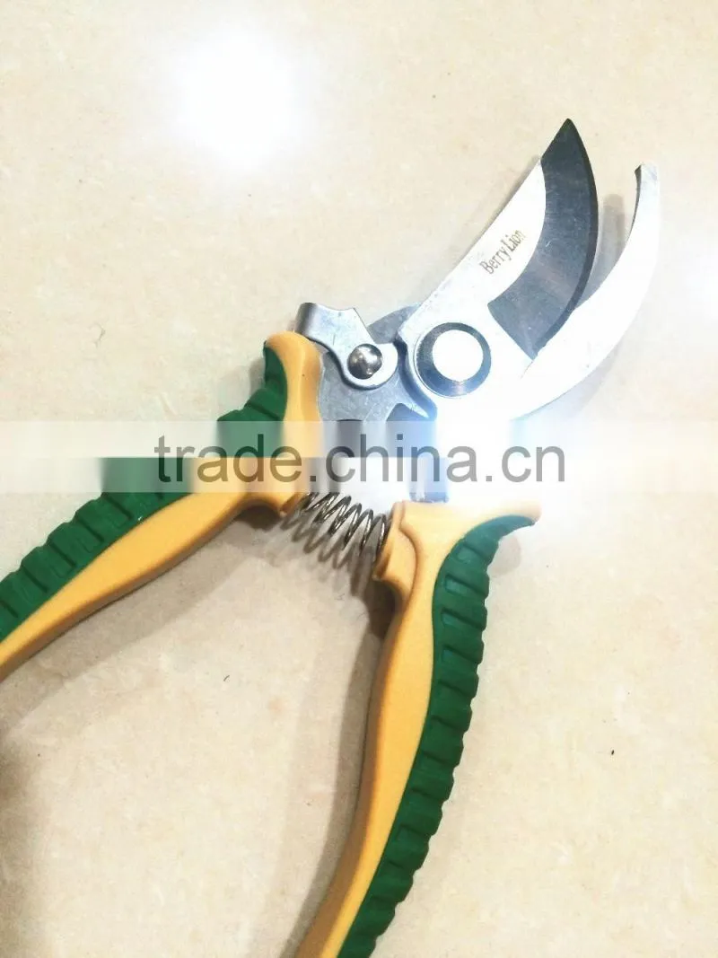 200mm spring design garden scissors tree pruner for sale