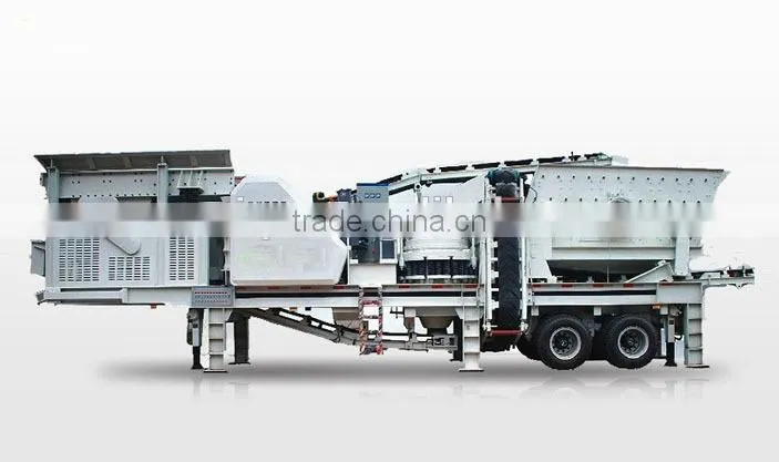 Hot Selling small integrated portable crusher plant 50tph