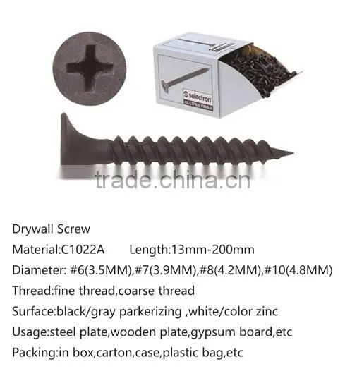 Phosphating drywall screw China Supplier