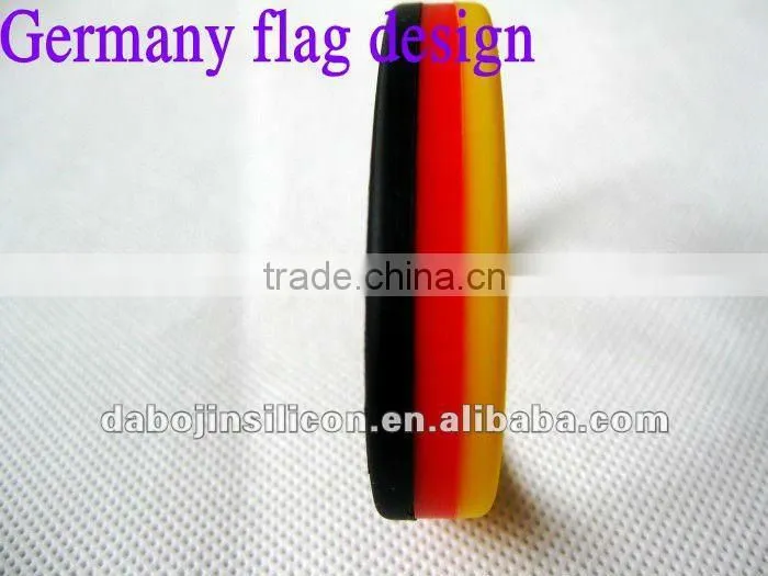 flag wristband country flag silicone rubber wristbands