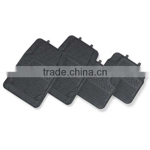 4PCS/Set PVC with NBR Universal Car Floor Mat