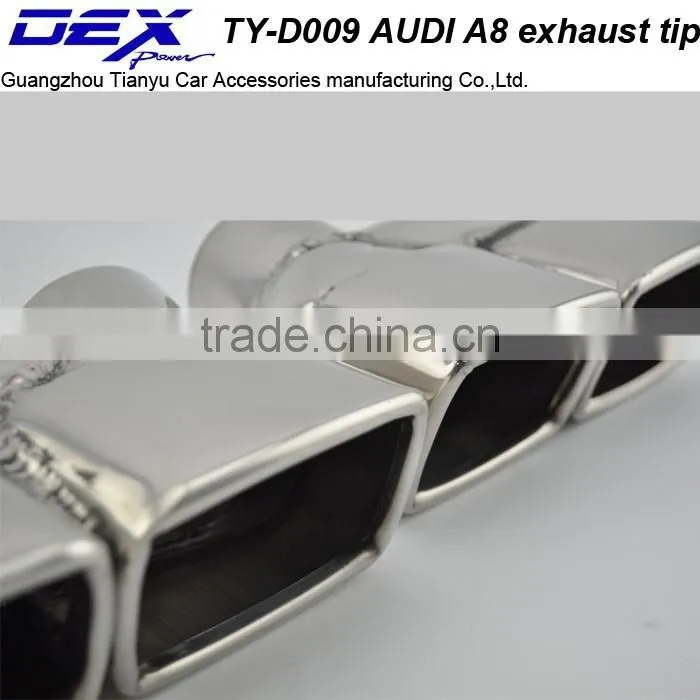 car universal muffler tip for Audi A8
