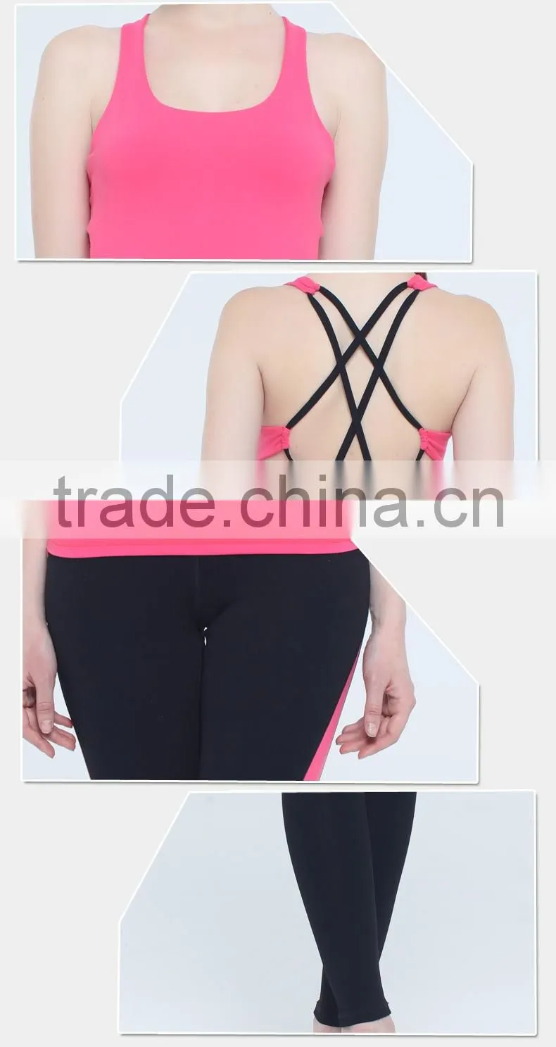 goldenpalm apparel inc plaid dyed sexy yoga set custom for lady