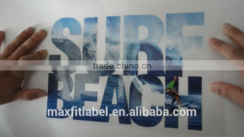 china factory direct cheap customed t-shirt heat transfer printing label