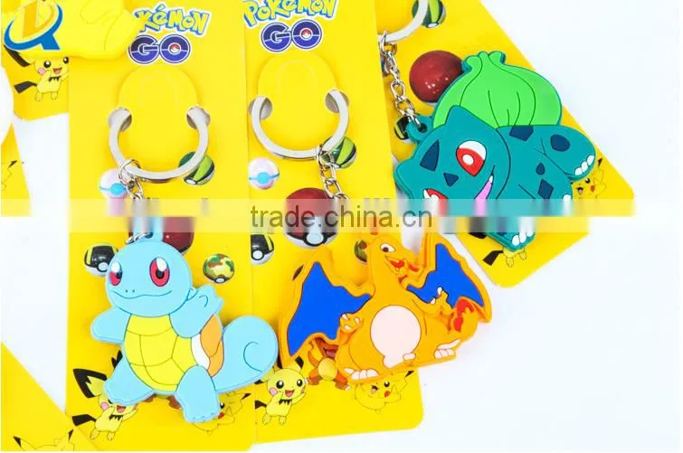 new design pokemon keychain pvc keychain