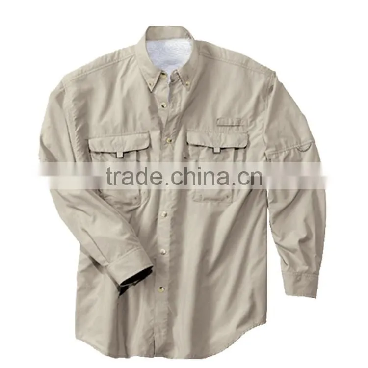 New style workwear resistance UV protection men shirt
